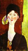 Amedeo Modigliani Portrait of Beatris Hastings Spain oil painting artist